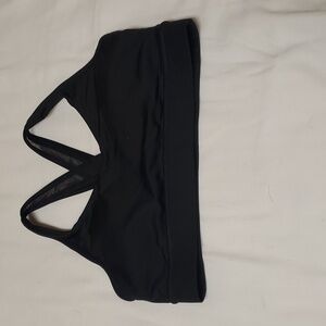 Avia Women's Black Medium Impact Strappy Padded Sports Bra Size M-8/10
